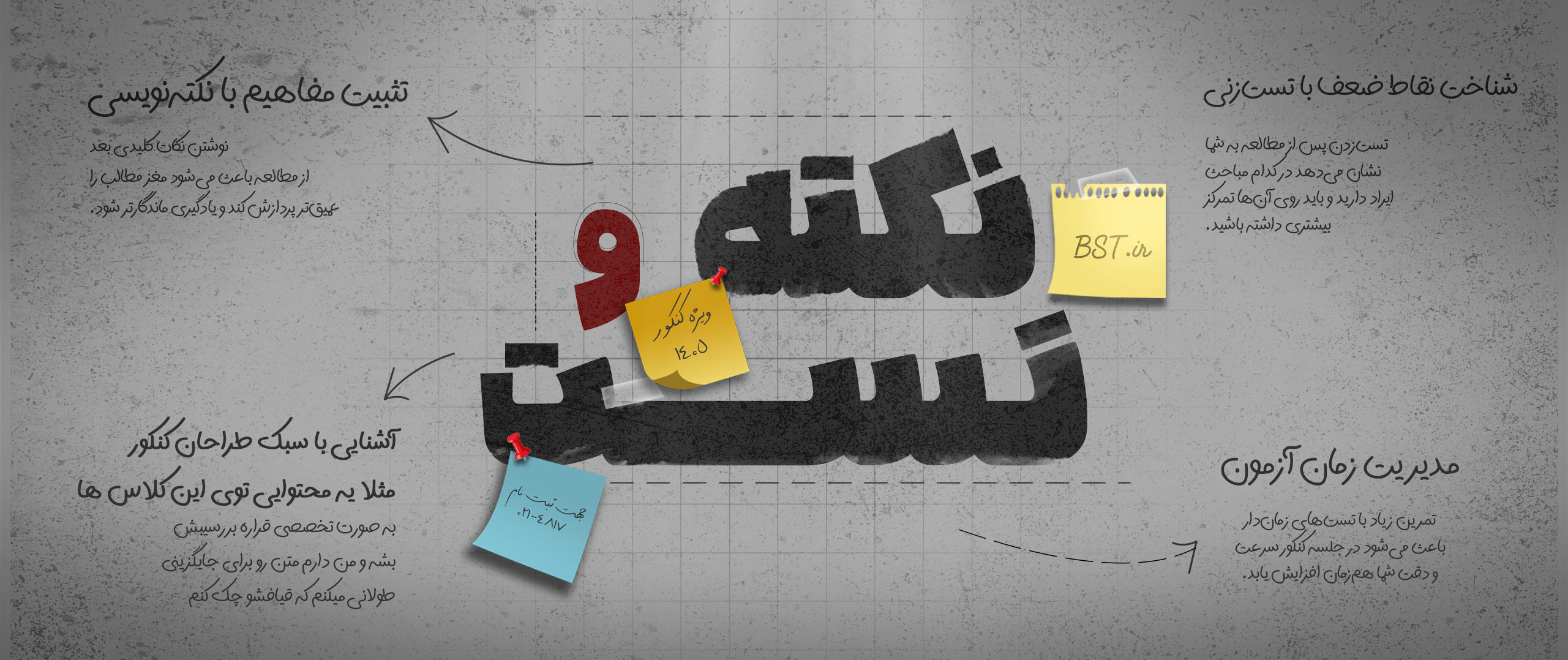 نکته و تست آنلاین و حضوری بعثت - کنکور 1405